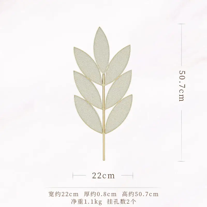 Afralia™ Light Luxury Iron Wall Decoration for Living Room Entrance