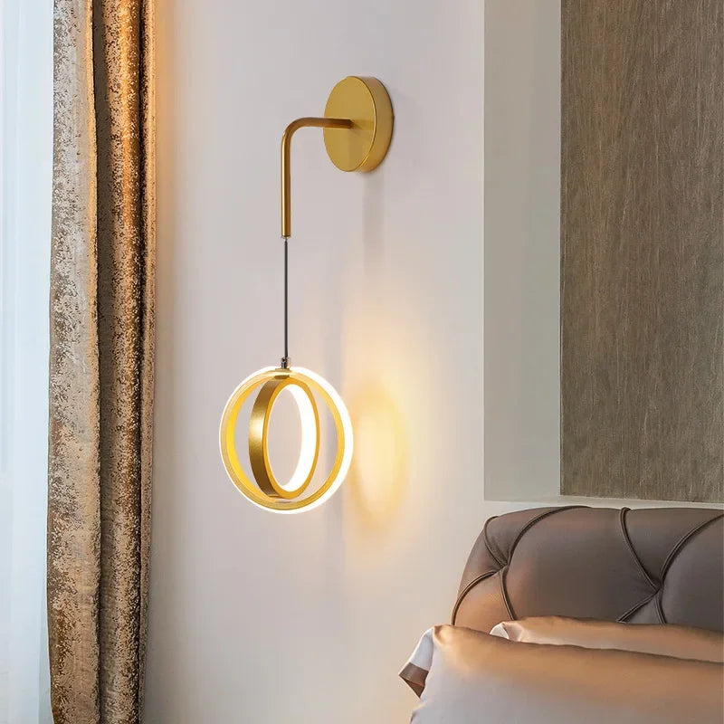 Afralia™ LED Wall Sconce Light for Bedroom Living Room Luminaire Fixture Decoration