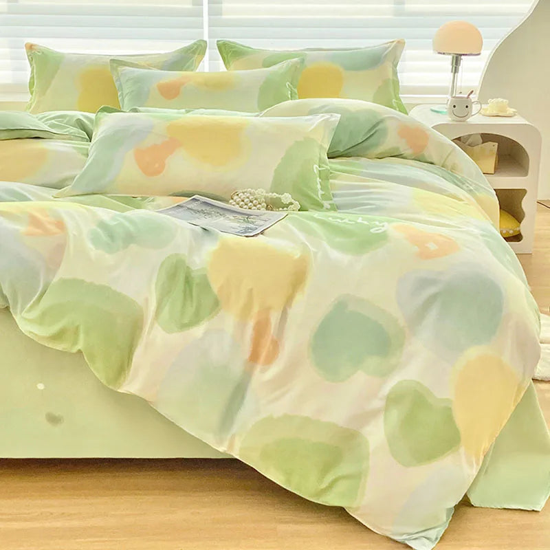Afralia™ Cute Pattern Duvet Cover | Super Soft Comforter Cover for Single/Double Bed