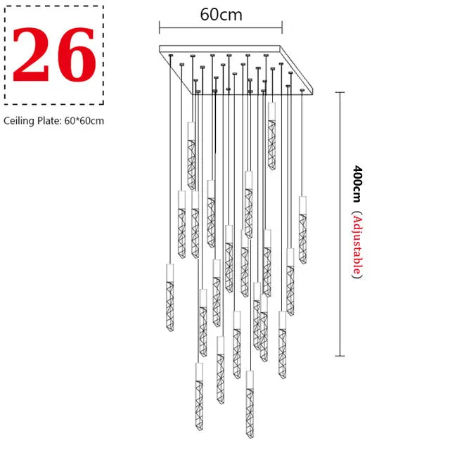 Modern Crystal Pendant Light by Afralia™ for Kitchen Island, Dining Room, Art Deco Ambiance