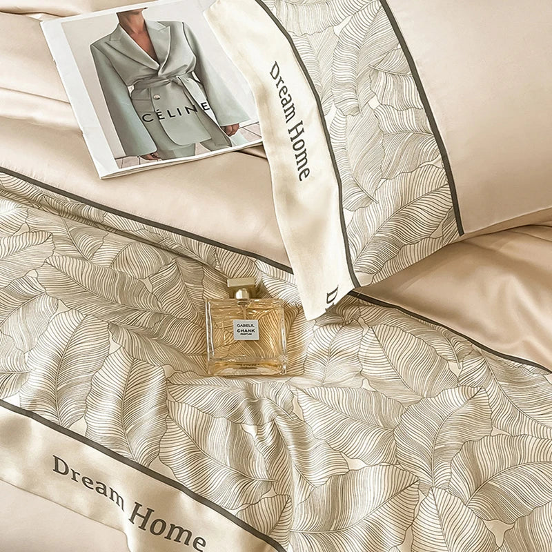 Afralia™ Luxe Rayon Silk Solid Duvet Cover Set: Summer Cozy Satin Bedding for Skin-Friendly Sleep
