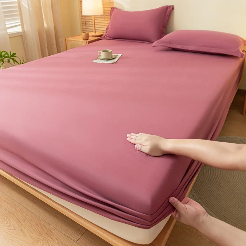 Afralia™ Winter Fitted Sheet: Soft & Cozy Full Bed Cover Set, 150/160/180x200cm