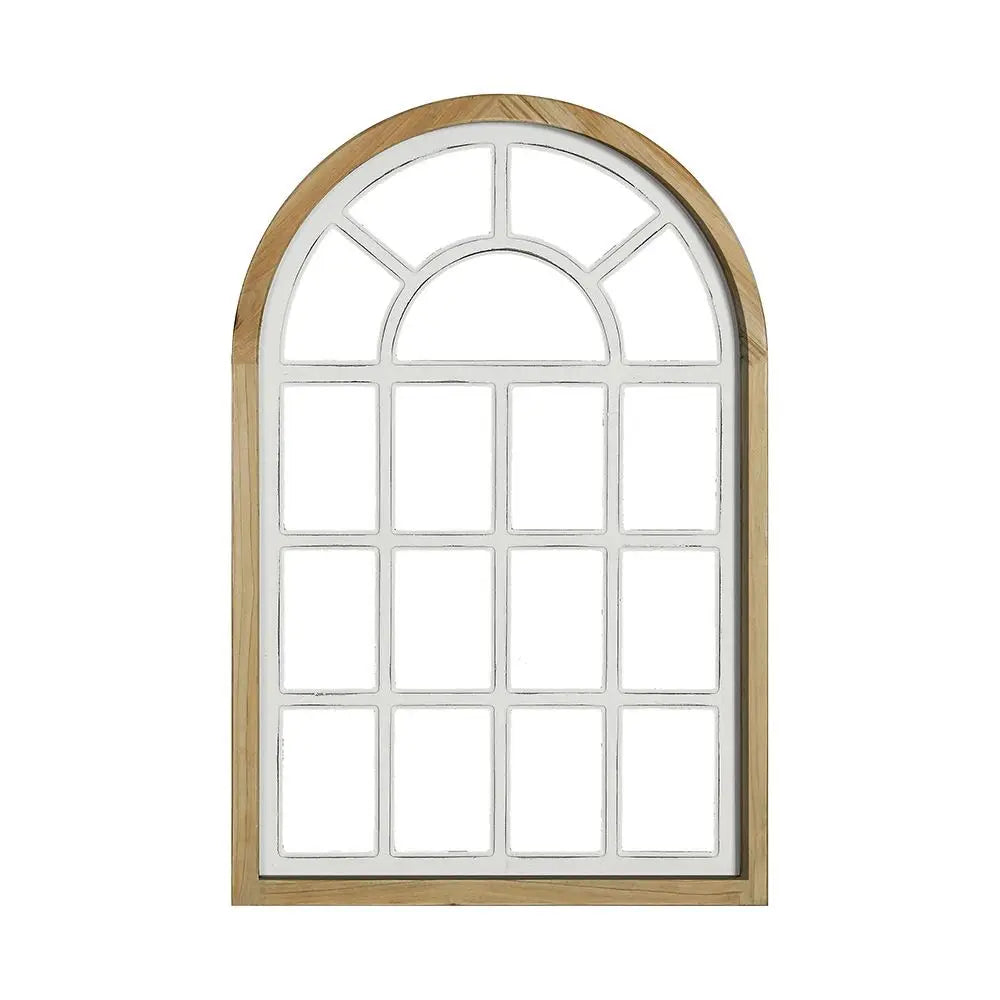 Afralia™ Gothic Rose Window Carved Mirror for Wall Decor in Living Room or Bedroom