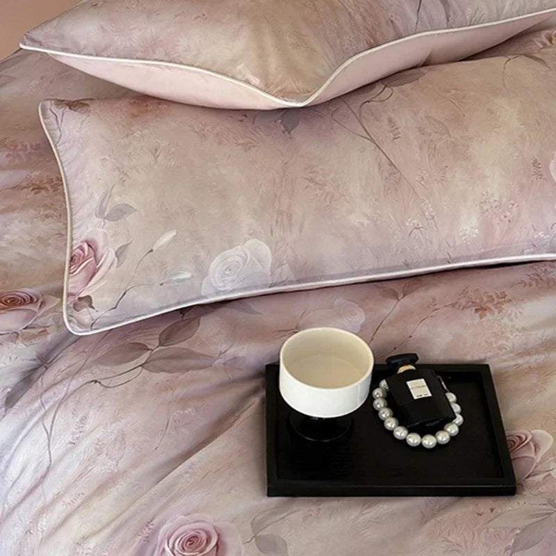 Afralia™ Summer Rayon Bedding Set: Cooling, Breathable, Skin-Friendly Comforter Set