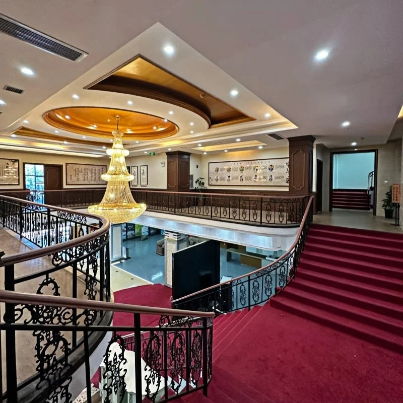 Afralia™ Luxury Crystal Living Room Chandelier - Modern LED Long Chandelier