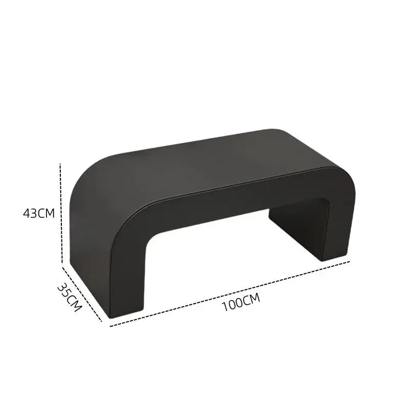 Afralia™ Leather Shoes Changing Stool: Stylish and Functional Seating for Living Room, Bedroom.
