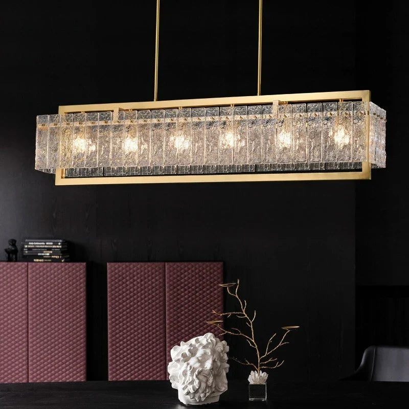 Afralia™ Crystal Chandelier with LED Lighting for Home Decor