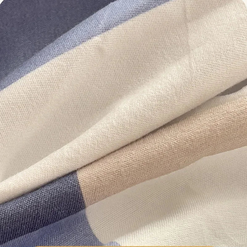 Afralia™ Japanese Style Thick Fitted Sheet for Queen/King Bed
