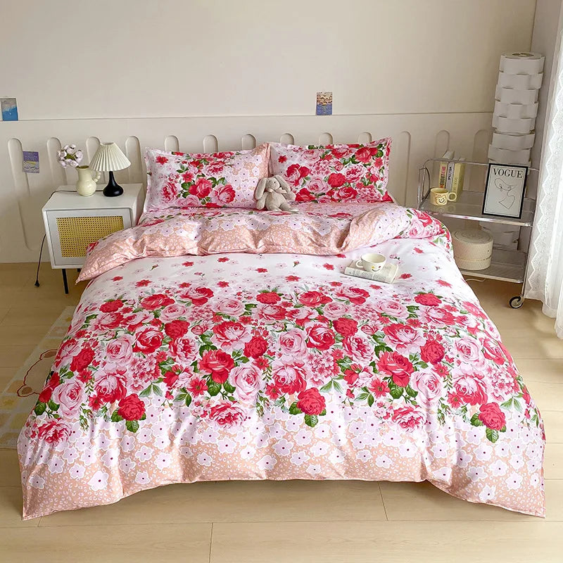 Afralia™ Leopard Print Soft Bedding Set Duvet Cover Kit - High Quality, Skin Friendly, Comfortable