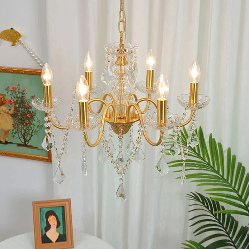 Afralia™ Crystal Ceiling Chandelier: Luxury Modern Living Room Decor Hanging Light