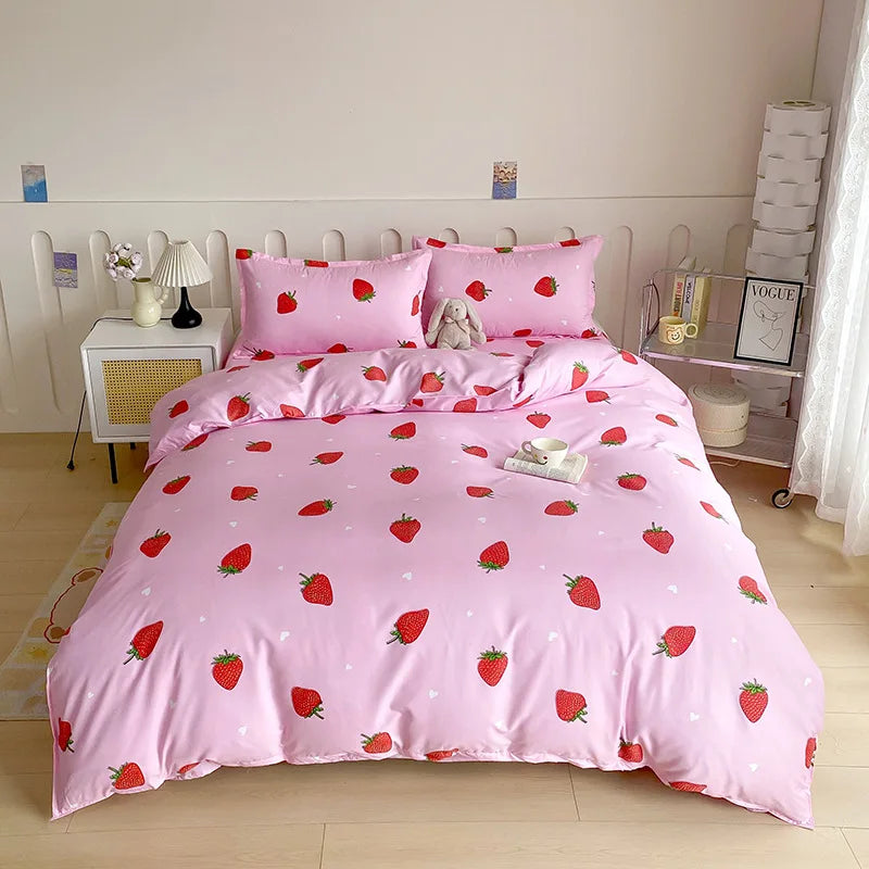 Afralia™ Leopard Print Soft Bedding Set Duvet Cover Kit - High Quality, Skin Friendly, Comfortable