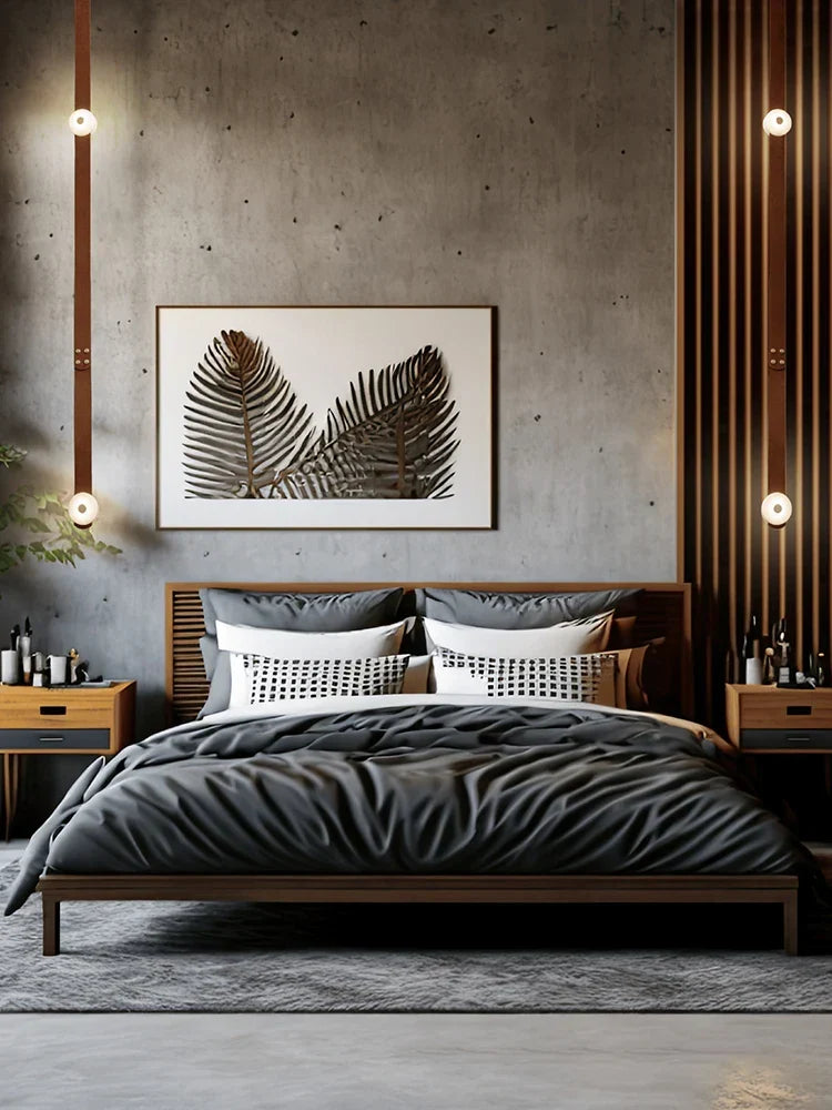 "Afralia™ Leather Belt LED Chandelier: Artistic DIY Hanging Lamps for Living Room"