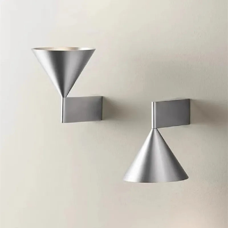 Afralia™ Minimalist Bedroom Pendant Light | Creative Conical Bar Entrance Hanging Line Light