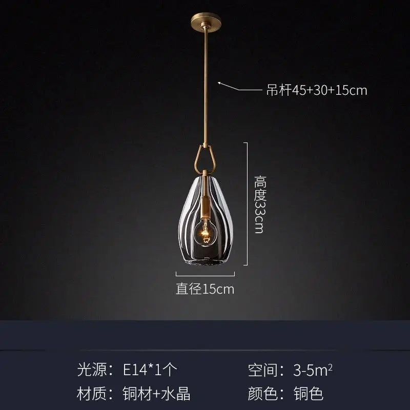 Afralia™ Luxury Crystal Chandelier LED Light for Home Decor and Dining, Nordic Style Glass Lighting