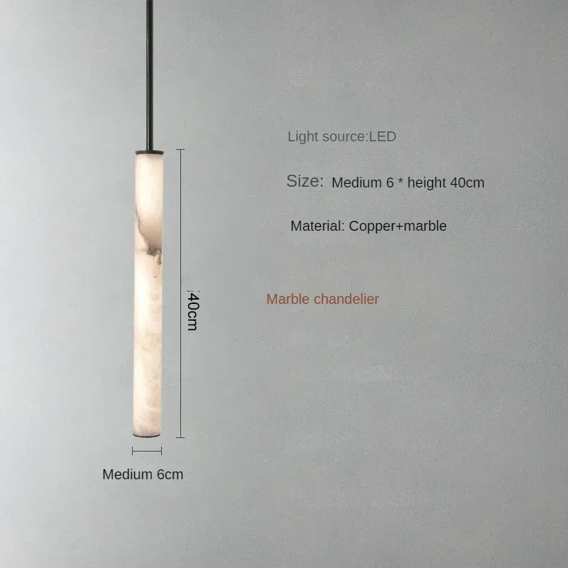 Afralia™ Modern Marble Pendant Light for Living Room, Bedroom, Dining, Bedside - Luxury Minimalist Design