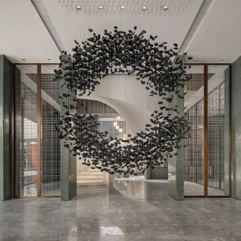 Afralia™ Luxury Crystal Chandelier: Modern LED Hanging Lamp for Home Indoor Light Fixtures