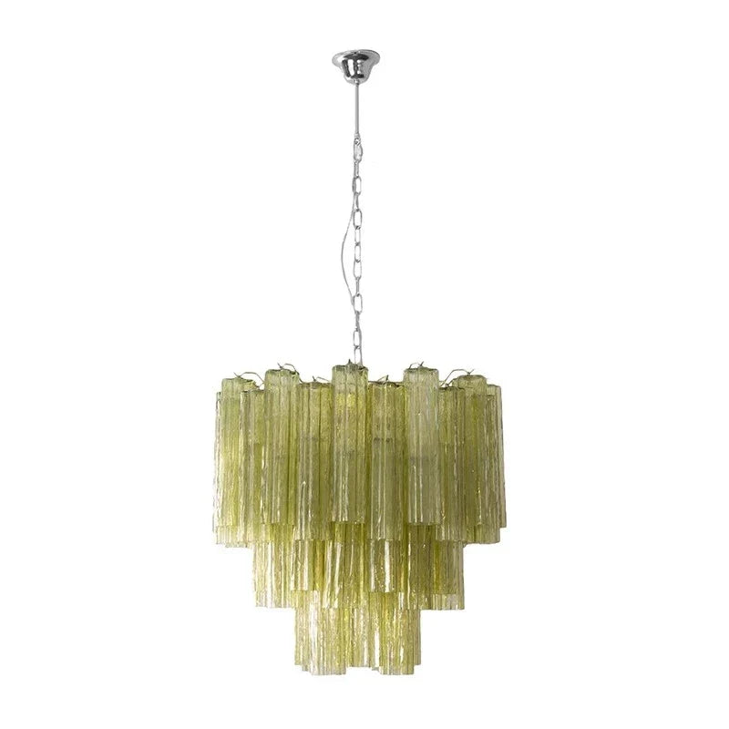 Afralia™ Crystal Glass Chandelier Pendant Light for Dining Living Bedroom Ceiling