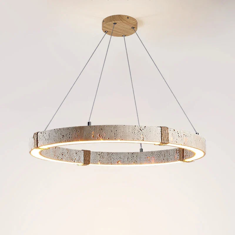 Afralia™ Marble Stone Sphere LED Chandelier Modern Nordic Ceiling Lamp for Living Room