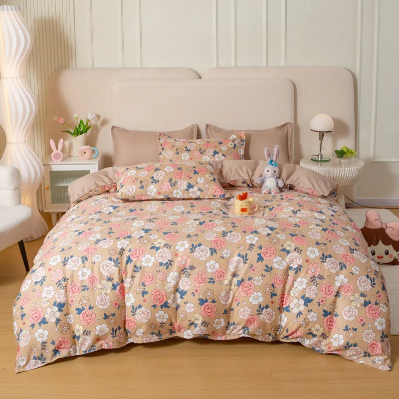 Afralia™ Animal Pattern Bedding Set - King/Queen Size Quilt Set for Comfortable Home.