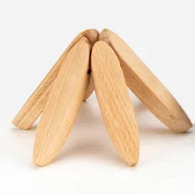 Afralia™ Wooden Trivets Tree Design Stand Heat Resistant Coaster Placemats Pot Mat