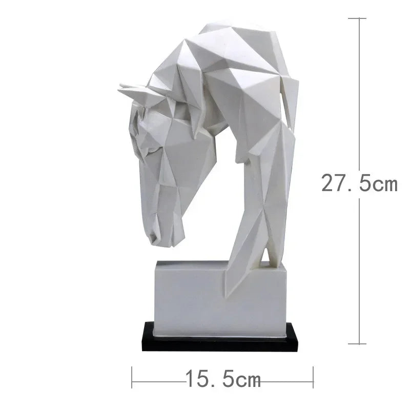 Afralia™ Horse Ornaments: Nordic Art Light Luxury for Living Room, TV Cabinet & Foyer