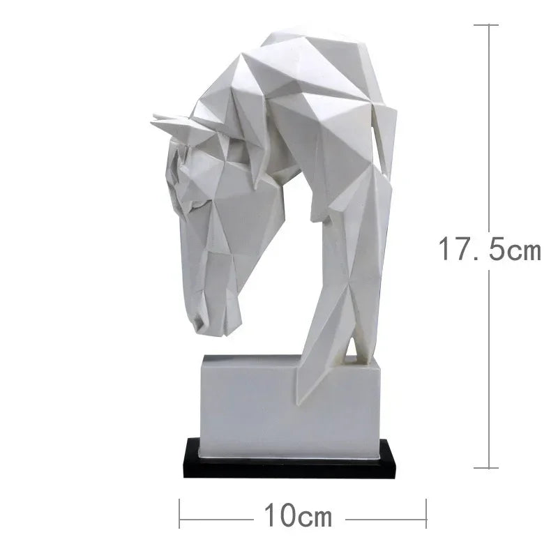 Afralia™ Horse Ornaments: Nordic Art Light Luxury for Living Room, TV Cabinet & Foyer