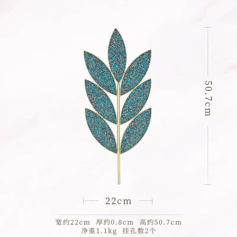 Afralia™ Light Luxury Iron Wall Decoration for Living Room Entrance