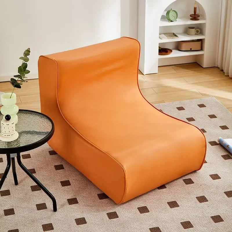 Afralia™ Internet Celebrity Lazy Sofa for Single Balcony, Living Room, Bedroom - Small-sized Creative Sofa