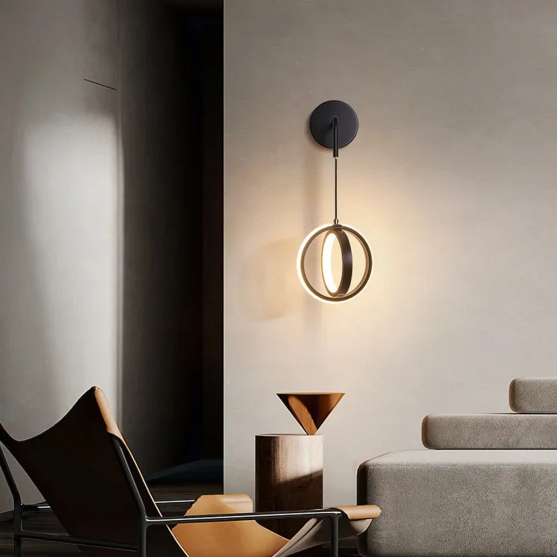 Afralia™ LED Wall Sconce Light for Bedroom Living Room Luminaire Fixture Decoration