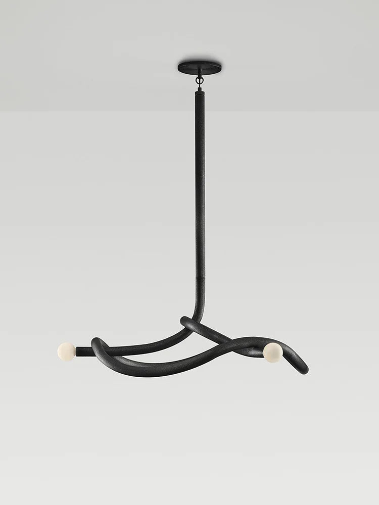 Afralia™ Art Deco Brass Black Chandelier Dimmable Lighting for Dining Living Room