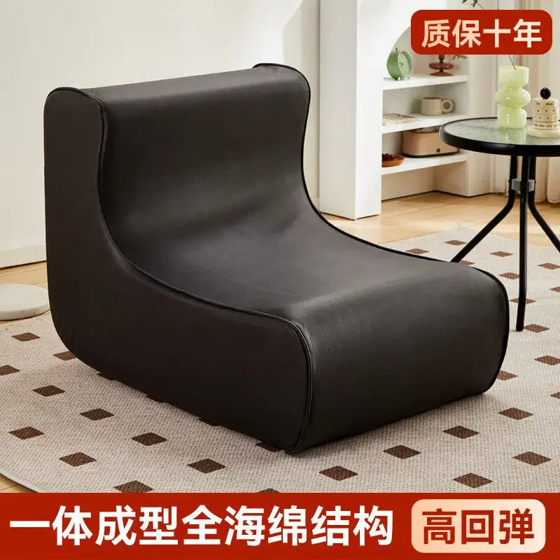Afralia™ Internet Celebrity Lazy Sofa for Single Balcony, Living Room, Bedroom - Small-sized Creative Sofa