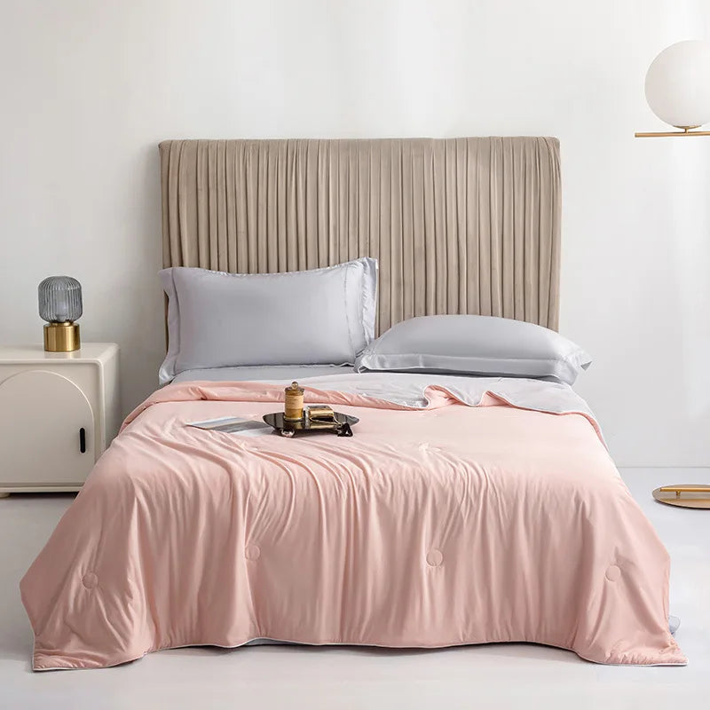 Afralia™ Silky Cooling Comforter Lightweight Summer Quilt Double Side Cold Fabric