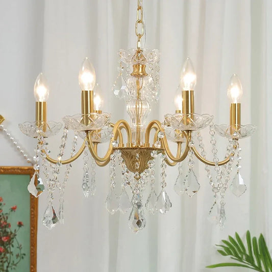 Afralia™ Crystal Ceiling Chandelier: Luxury Modern Living Room Decor Hanging Light