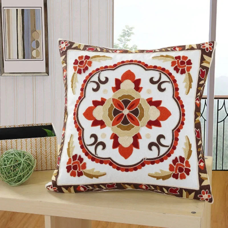 Afralia™ Embroidery Body Pillow: Nordic Comfort for Home & Office