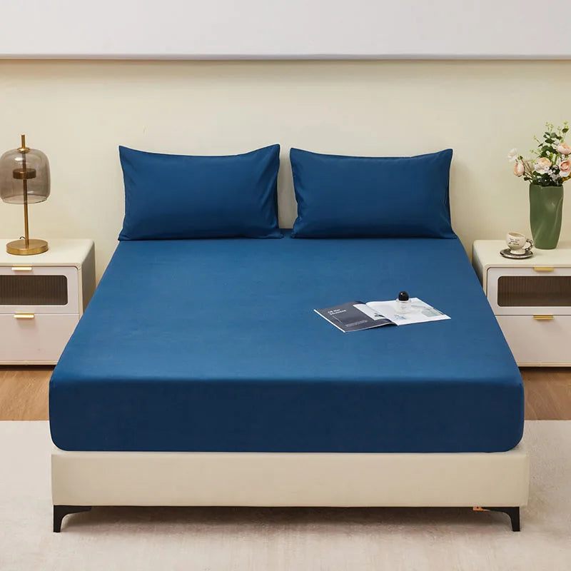 Afralia™ Waterproof Fitted Sheet | Easy Clean Mattress Cover | Four Season Bed Protector