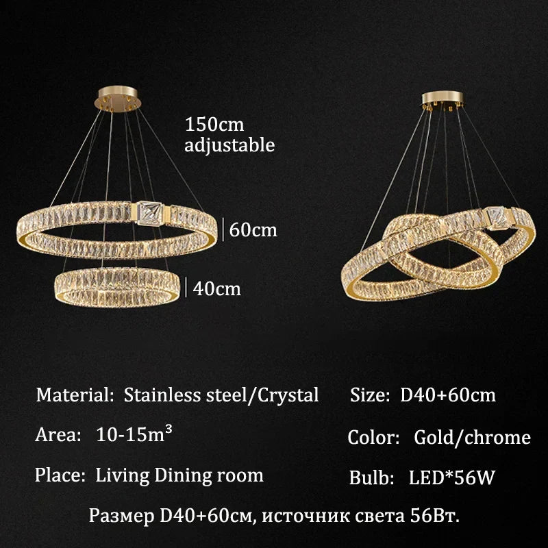 Afralia™ Crystal Chandeliers: Modern Luxury Lighting for Home Villa Living Dining Room Decor