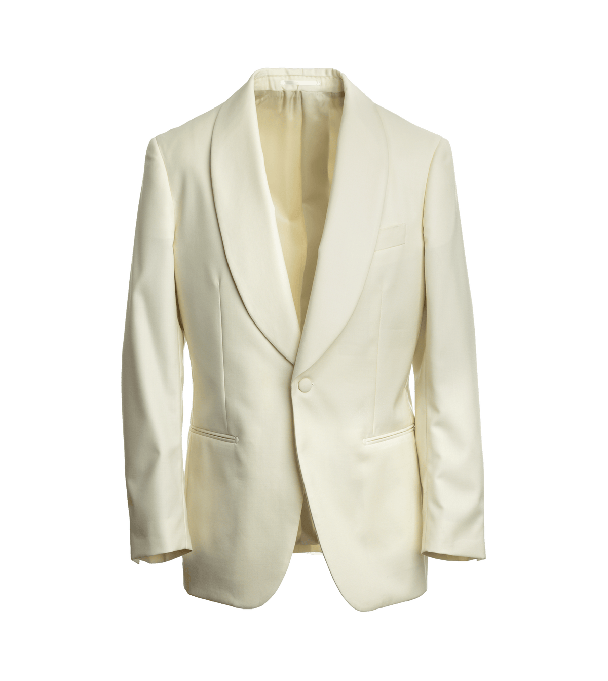 Classic Ivory Dinner Jacket - He Spoke Style Shop - custom suits nyc bespoke tailor midtown, noho