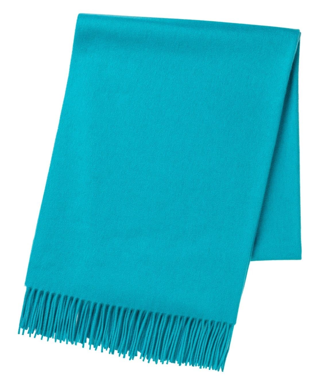 (product) Peacock Plain Cashmere Stole, folded - custom suits nyc bespoke tailor midtown, noho