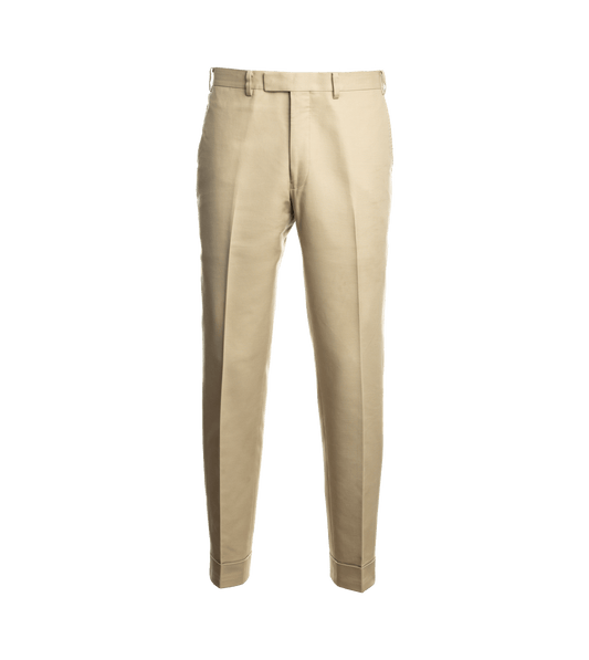 Khaki Cotton Pants - He Spoke Style Shop - custom suits nyc bespoke tailor midtown, noho