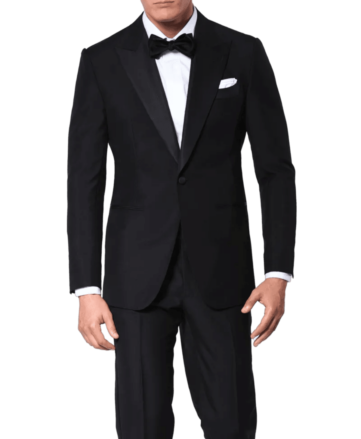 black-mohair-classic-grosgrain-bespoke-tuxedo - custom suits nyc bespoke tailor midtown, noho