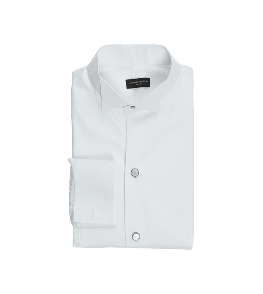 White Tie Wing Collar Shirt - He Spoke Style - custom suits nyc bespoke tailor midtown, noho