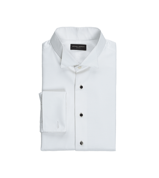 Wing Collar Tuxedo Shirt - He Spoke Style Shop - custom suits nyc bespoke tailor midtown, noho